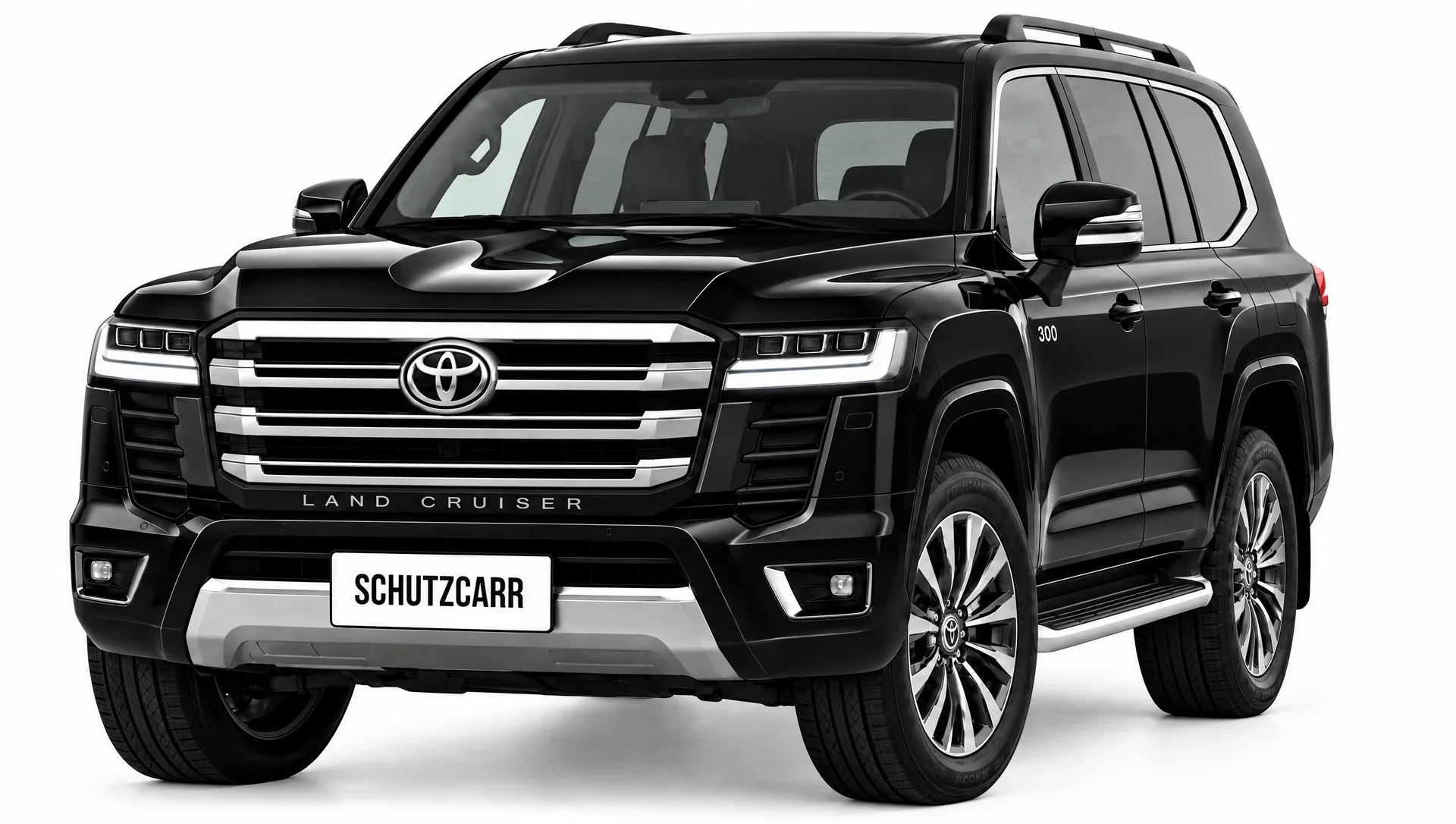 Toyota Land Cruiser 300 GXR Diesel 3.5 Twin Turbo in the Stock Vehicles category - front view, right side