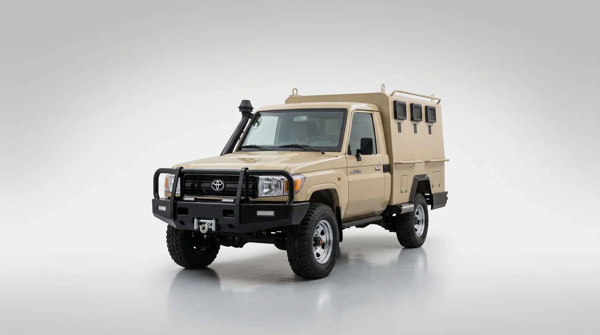 Armored Toyota Hilux Troop Carrier front-left exterior view